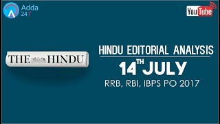 The Hindu Editorial Analysis | 14th July 2017 | IBPS, RRB PO | Online Coaching for SBI, IBPS screenshot 5