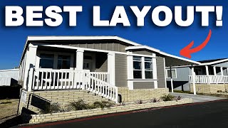BEST Layout! New Manufactured Home Tour!