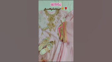 GRWM For wedding/eid dawat 🌻#shorts #youtubeshorts #grwm #outfit #fashion #ootd #makeup #trending