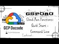 Cloud Run Functions: Qwik Start - Command Line | GSP080 (Step-by-Step Guide) | #googlearcade