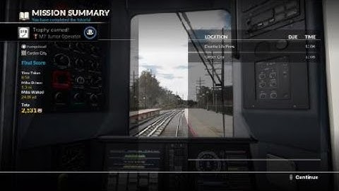 M7 LIRR Tutorial: TSW