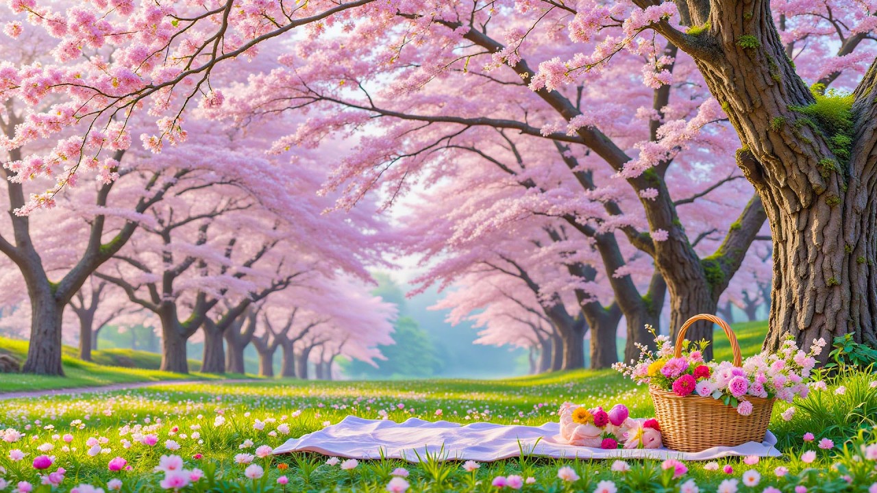 Beautiful Spring Relaxing Music 🌸 Soft Piano Melodies That Calm Tense Nerves and Ease Mental Fatigue