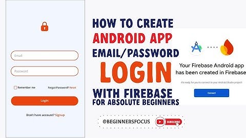 Complete Login App With Firebase Email Password Authentication