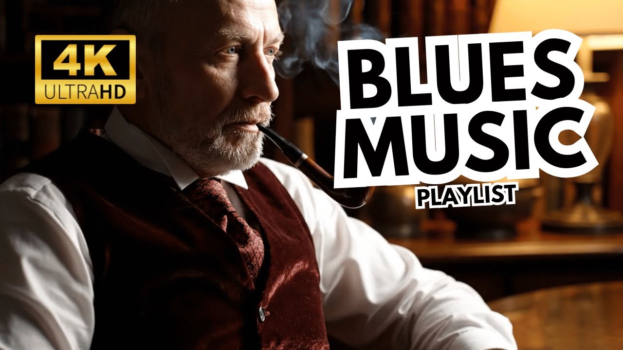 Blues Music 🥃 Relaxing Slow Blues Guitar Playlist 🌌 Chill & Emotional Tracks