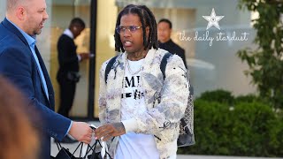 Lil Durk Talks Beef With NBA YoungBoy While Leaving Chanel