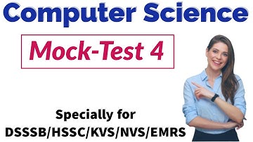 #Computer_science Mock-Test series | #DSSSB/HSSC/KVS/NVS/EMRS Computer #Teacher study material