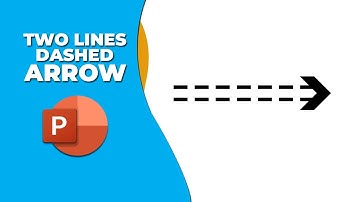 How to insert two lines dashed arrow in PowerPoint