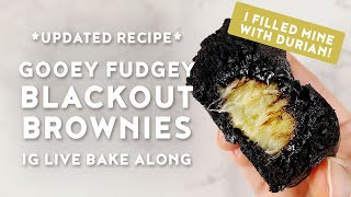 Blackout Brownies IG Live Bake Along with @rymondtn on Instagram
