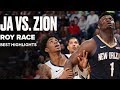 Ja Morant vs. Zion Williamson Rookie of the Year Race | Best Highlights 2019-2020