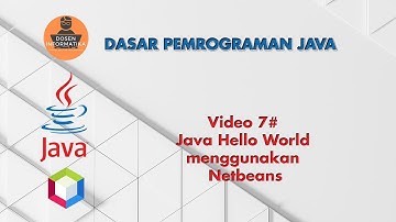Video 7# Java Hello World menggunakan Netbeans