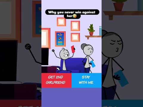 why you never win against her #love #comedy