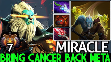 MIRACLE [Phantom Lancer] When Pro Bring Cancer Back to Meta 7.22 Dota 2