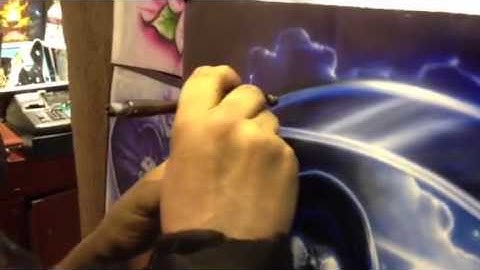 Part 6 Jaime Rodriguez airbrush reaper speed painting / tra