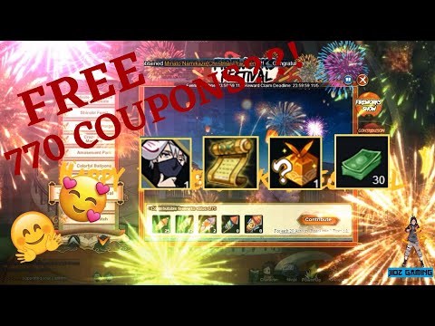 FREE 770 COUPONS??! | SPEND/CLAIM ON EVENTS | Naruto Online