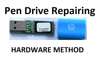 How to repair pen drive || Pen Drive Repairing hardware method || HP pen drive