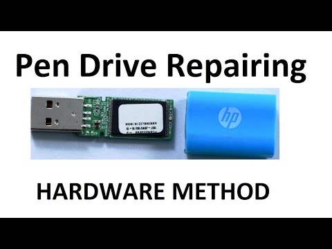 పెన్ డ్రైవ్ రిపేర్ చేయడం ఎలా || పెన్ డ్రైవ్ రిపేరింగ్ హార్డ్‌వేర్ పద్ధతి || HP పెన్ డ్రైవ్