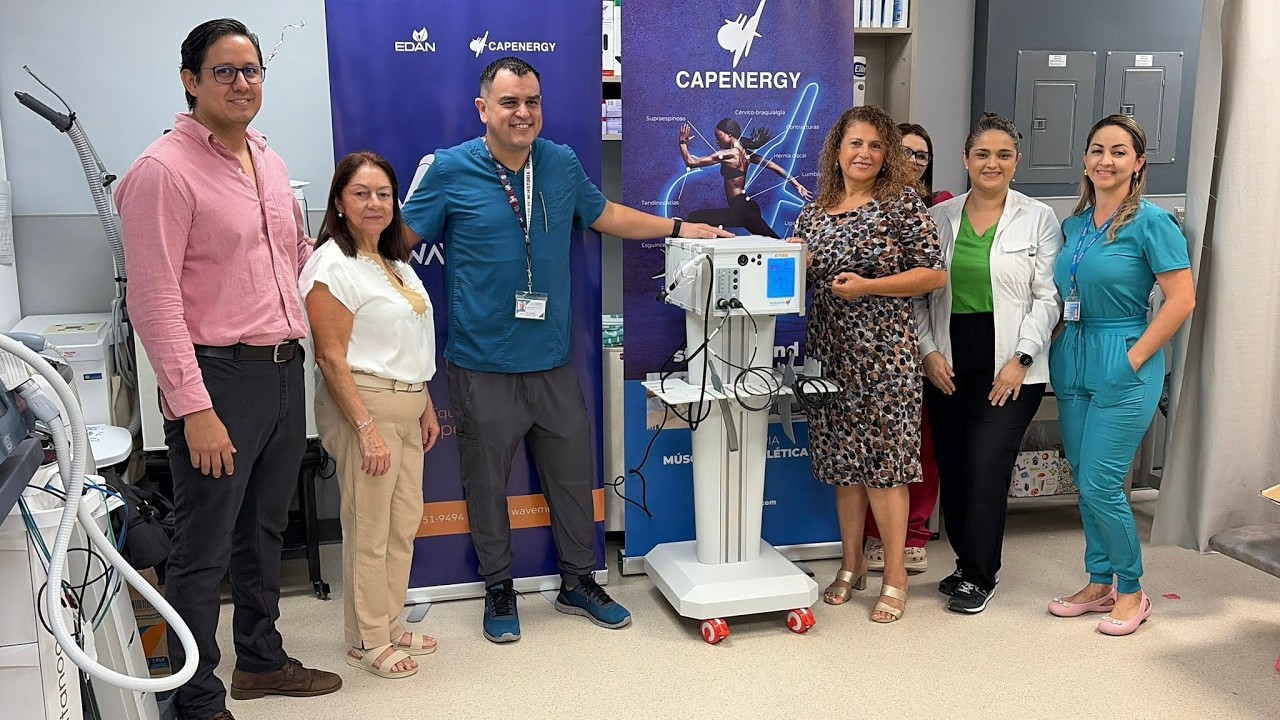 Hospital Escalante Pradilla recibe modernos equipos para terapia física