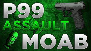 MW3: P99 Pistol Only MOAB! w/Assault Package (80 Kills)
