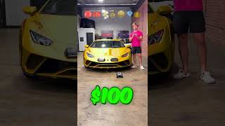 $1 Car Vs $100,000 Car #shorts