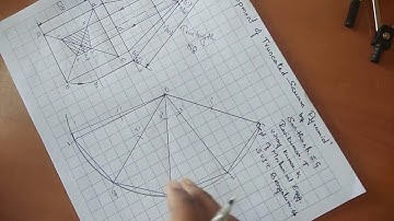 Square Pyramid- Development of Truncated Square Pyramid