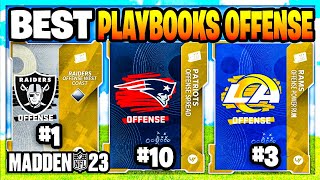 THE 10 BEST OFFENSIVE PLAYBOOKS IN MADDEN 23 (BEST OFFENSE MADDEN 23)
