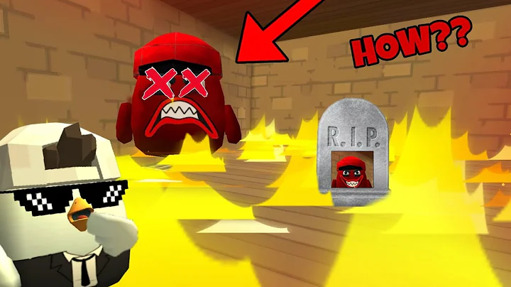 😨 how to kill meat chicken?? || chicken gun trying to kill the meat chicken ||