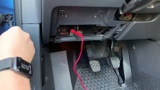 How to install a Garmin Dash Cam and Parking Model Cable into the fuse box