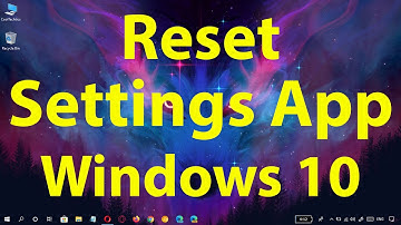 How to Reset Settings app in windows 10 || Fix Settings app not working in Windows 10
