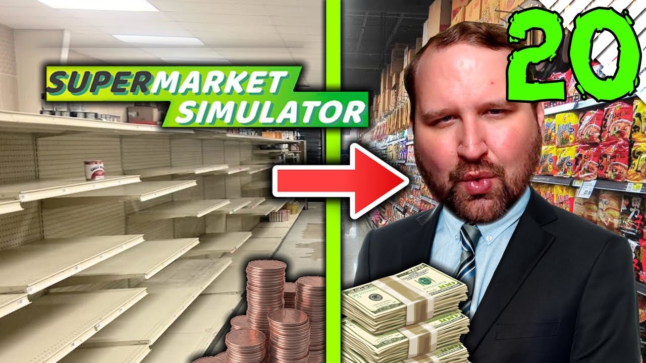 SECOND Stocker SEAN Is So SLOW! (Supermarket Simulator [20]) - YouTube