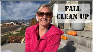 Fall clean up. What to clean up, leave and  protect.