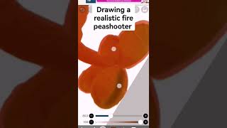 Drawing a realistic fire peashooter #photoshop #plantsvszombies #pvz2 #plantsvszombies2 #ibispaintx