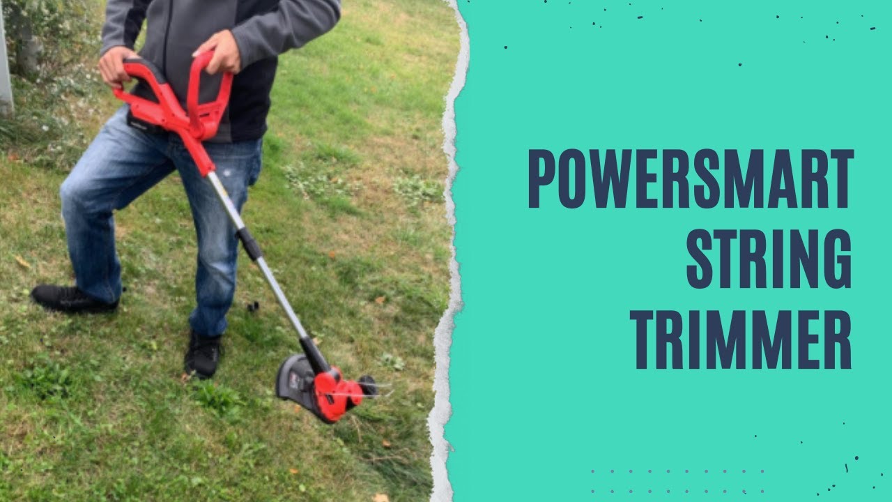 PowerSmart Cordless String Trimmer & Edger 10 Inch Weed Eater 20V