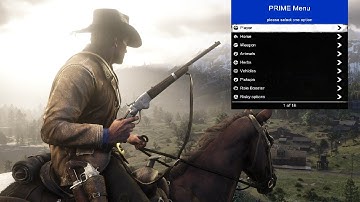 NEW MOD MENU RED DEAD ONLINE PRIME MENU LIFETIME