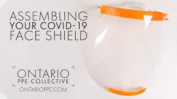 Assembling the Prusa Model COVID-19 Face Shield