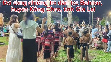 Đội cồng chiêng trẻ dân tộc Bahnar huyện Kông Chro, tỉnh Gia Lai