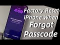 Can I Factory Reset My iPhone If I Forgot My Passcode? Ways to Reset iPhone with Passcode