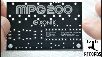 MPG 200 Assembly and Test - Roland PG200 midi CC hardware emulator