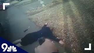 RAW: Bodycam video shows attempted "suicide by cop"