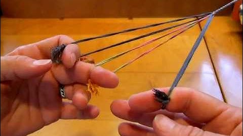 OR START HERE: 3-loop finger loop braid, part 1