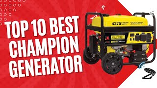 Top 10 best Champion generator