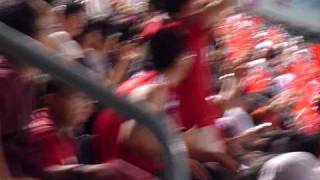 20090930 南華 (South china) vs 尼夫治 (Neftchi) 入波的盛況
