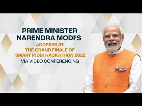 Prime Minister Narendra Modi's address at Smart India Hackathon 2022 - video from iCreate