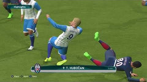 PES2017 Free trial edition. Example of the AI cheating