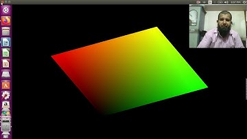 Computer Graphics Lab Program 3 - Color Cube Rotation - VTU 6th sem CS
