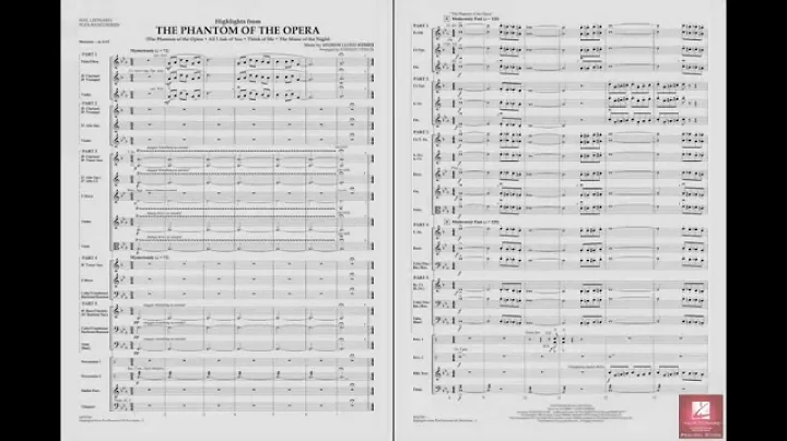 Highlights from Phantom of the Opera by Webber/arr...