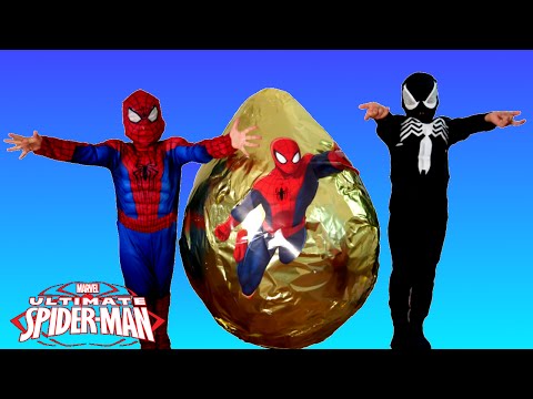 spiderman surprise eggs youtube