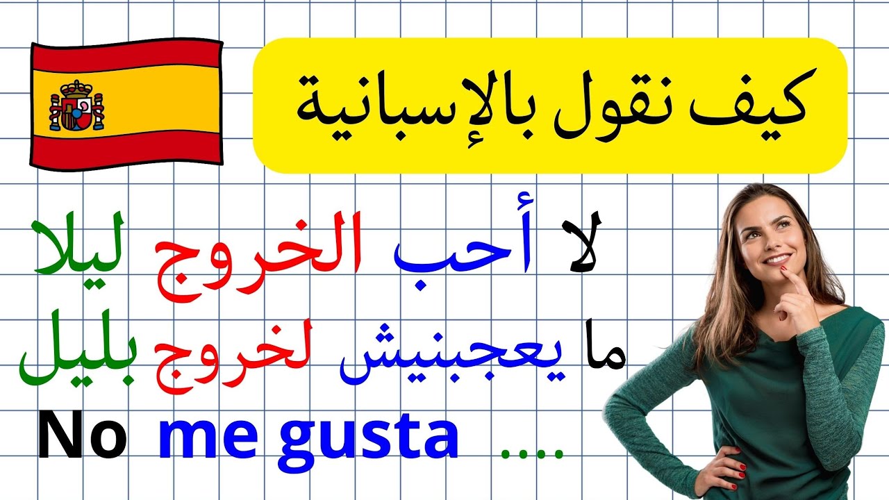 بهذه الطريقة ستتعلم الاسبانية بسرعة 🇪🇸 الجمل الأكثر استعمالا في المحادثة اليومية