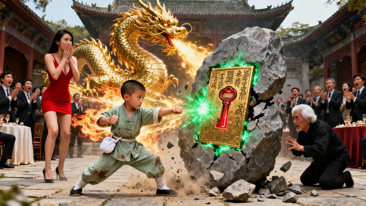 【FULL】所有人都骂他是没爹的野种，下一秒他当着全族面一拳砸开千年玄天锁，取出价值万亿的祖传龙钥！原来他竟是鉴宝界隐藏帝尊，族中长老瞬间跪地哭喊求饶！曾经羞辱他的人全吓尿了！#鉴宝 #萌宝 #逆袭