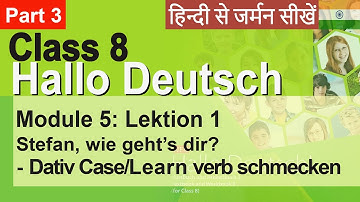 Hallo Deutsch Class 8 | Module 5 - Lektion 1 Stefan, wie geht’s dir? #class8german #hallodeutsch