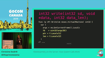 WebAssembly on the Server: How System Calls Work - Christine Dodrill